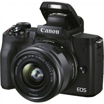 CANON EOS M50 II +EFM 15-45MM F3.5-6.3 IS STM BLACK + Επιπλέον CashBack 50€ 
