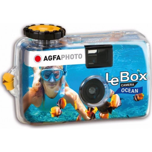 AgfaPhoto Αδιάβροχη Φωτογραφική Μηχανή μιας Χρήσης LeBox Ocean 400 ISO, 27 λήψεις