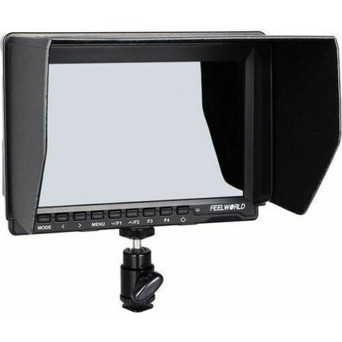 FeelWorld FW759 7" IPS HDMI On-Camera Monitor With Sunshade And HDMI Lock