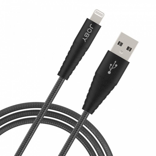 Joby Braided USB to Lightning Cable Μαύρο 1.2m (JB01816-BWW)  