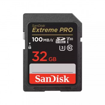 SanDisk Extreme Pro SDHC 32GB 100MB/sUHS-I U3 Ultra HD V30 4K 