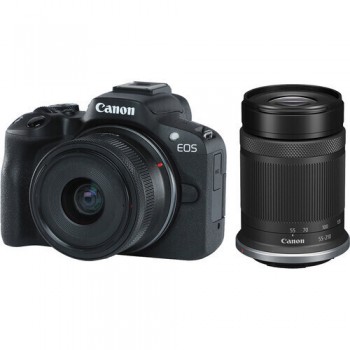 CANON EOS R50 + RF-S 18-45MM 4.5-6.3 IS STM + RF-S 55-210MM 5-7.1 IS STM 