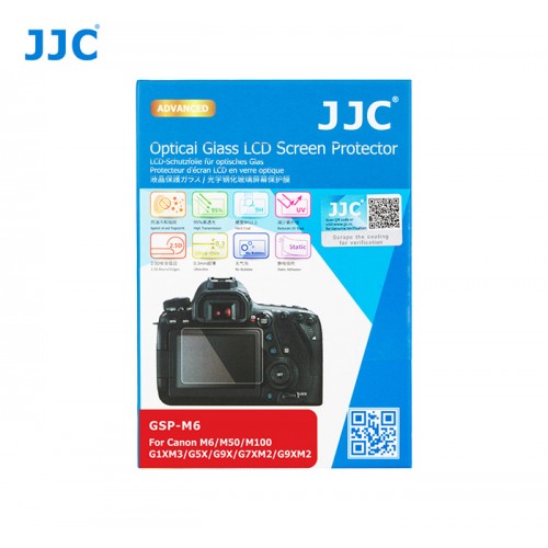 JJC GSP-M6 Optical Glass LCD Screen Protector for Canon M50,M50II ,M6II,M100,G9XII,G5X,G7II,G1XIII,G5X