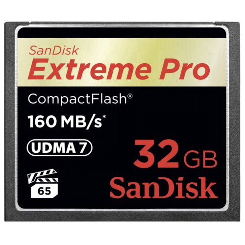 SANDISK CF EXTREME PRO 32 GB 160 Mb/s - 1067X ΚΑΡΤΕΣ ΜΝΗΜΗΣ  CF 