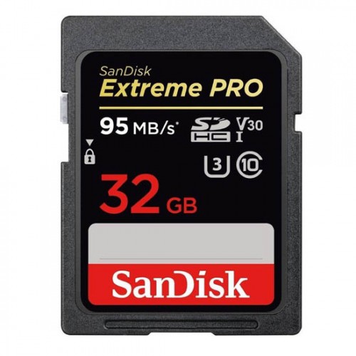 SanDisk Extreme Pro SDHC 32GB 95MB/s V30 U3 ΚΑΡΤΕΣ ΜΝΗΜΗΣ  SD